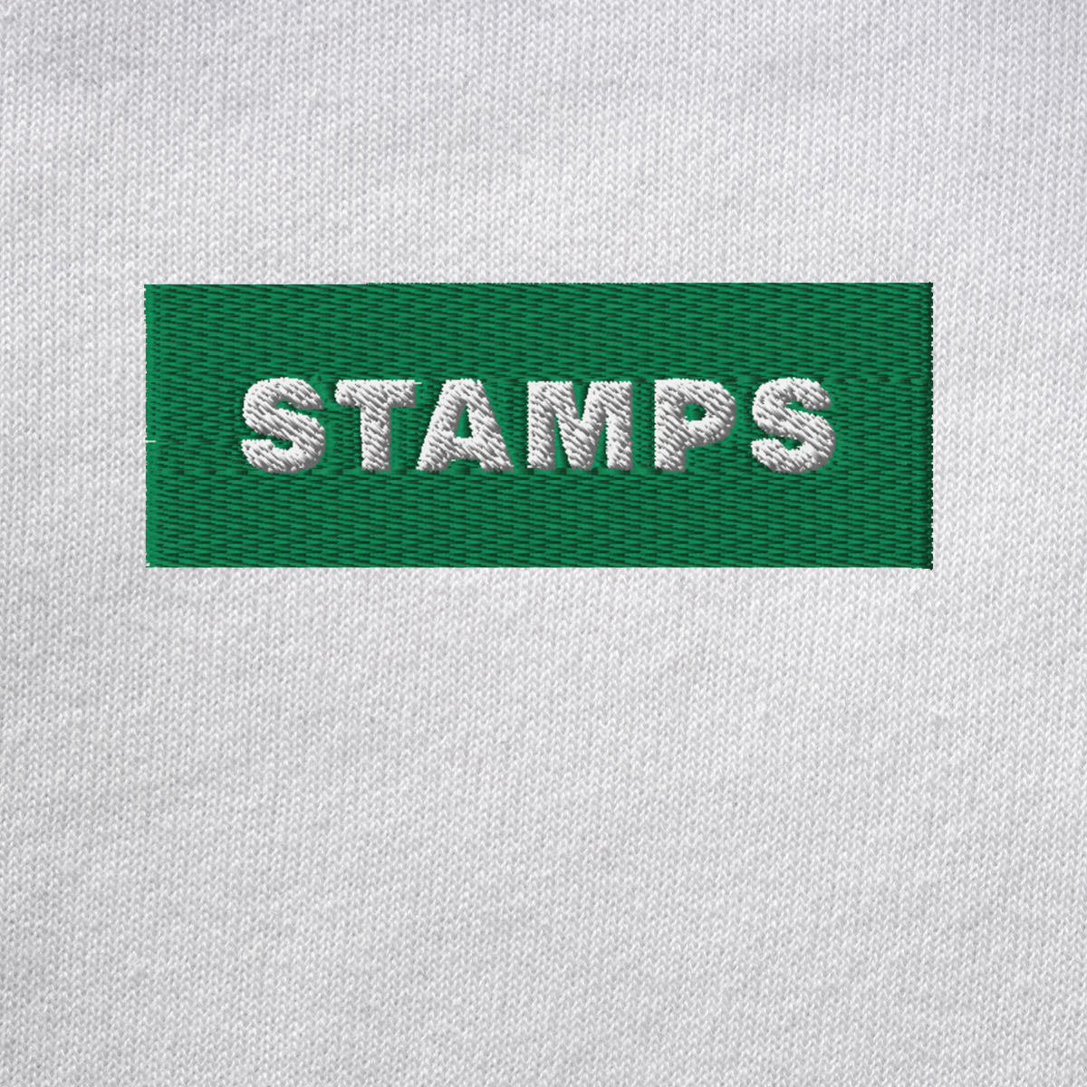 Unisex Pullover Hoodie - WHITE - STAMPS (green)