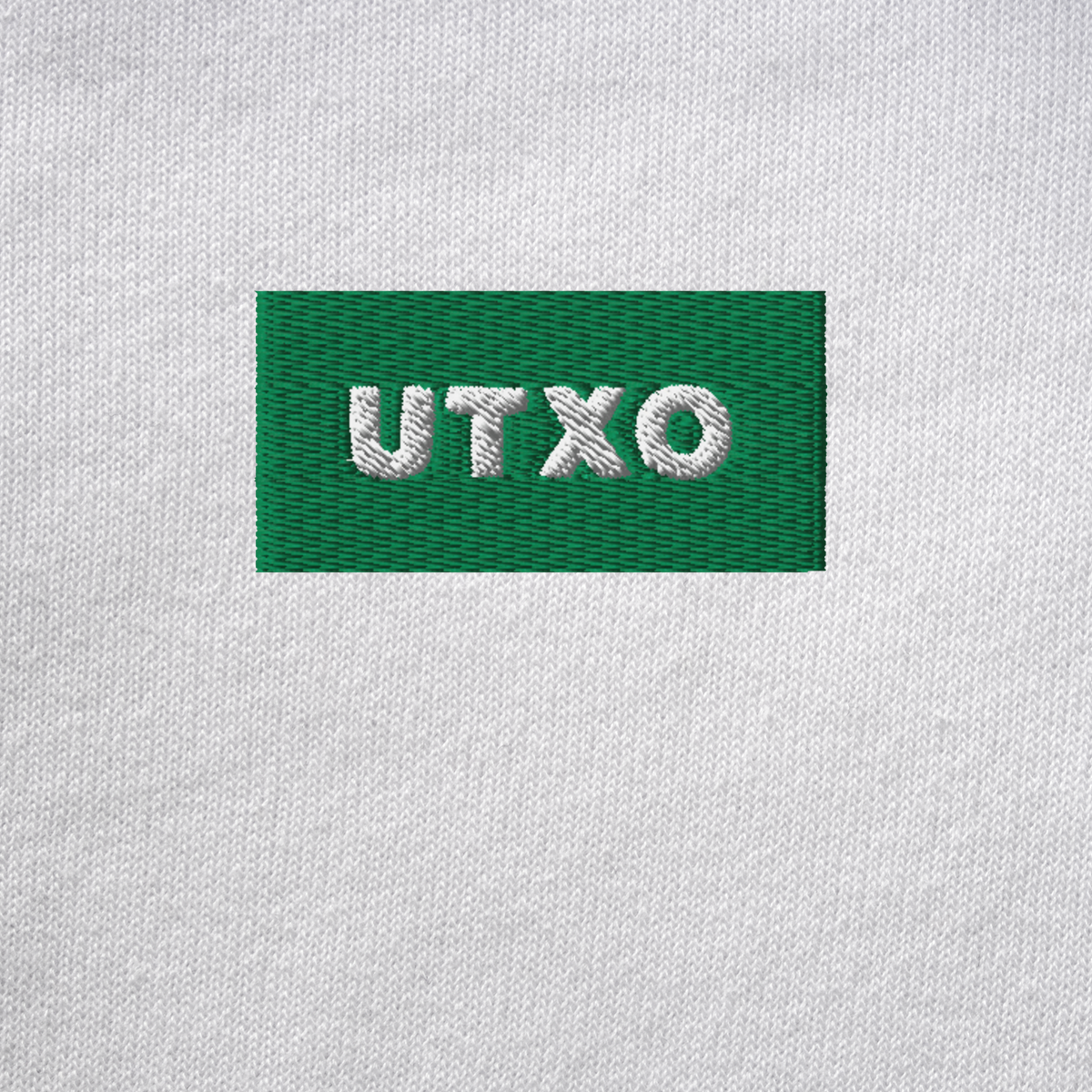 Unisex Pullover Hoodie - WHITE - UTXO (green)