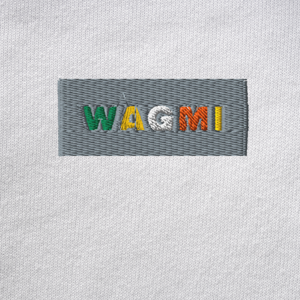 Unisex Pullover Hoodie - WHITE - WAGMI