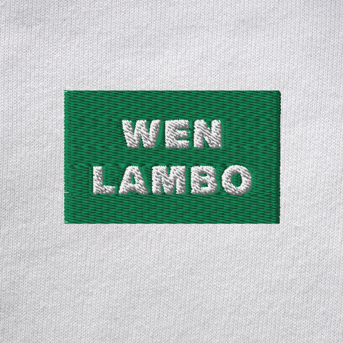 Unisex Pullover Hoodie - WHITE - WEN LAMBO (green)