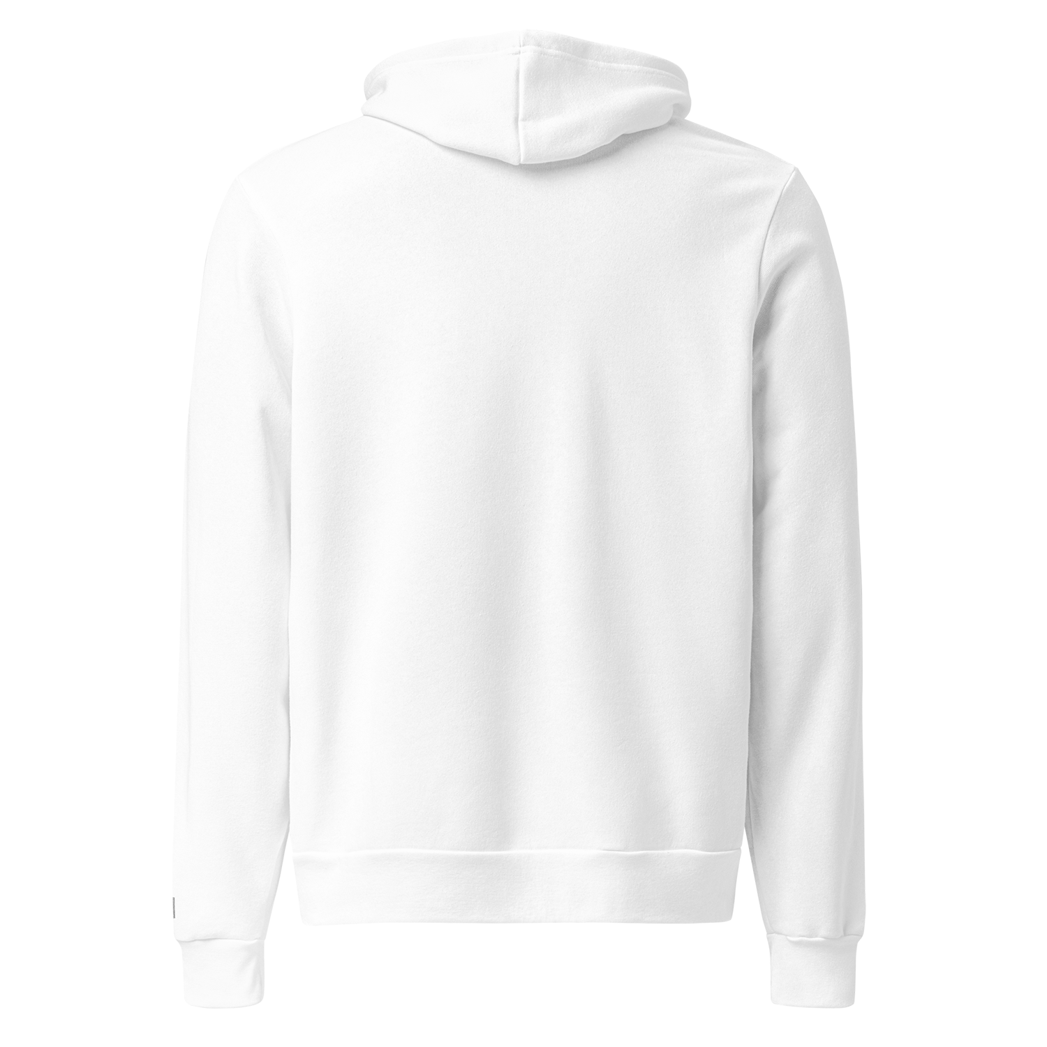Unisex Pullover Hoodie - WHITE - MAXI (blue)