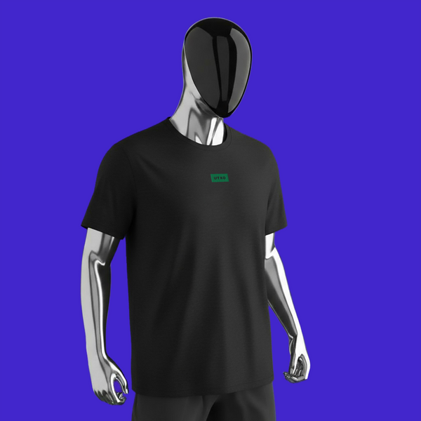 Unisex Tri-Blend T-Shirt - BLACK - UTXO (green)