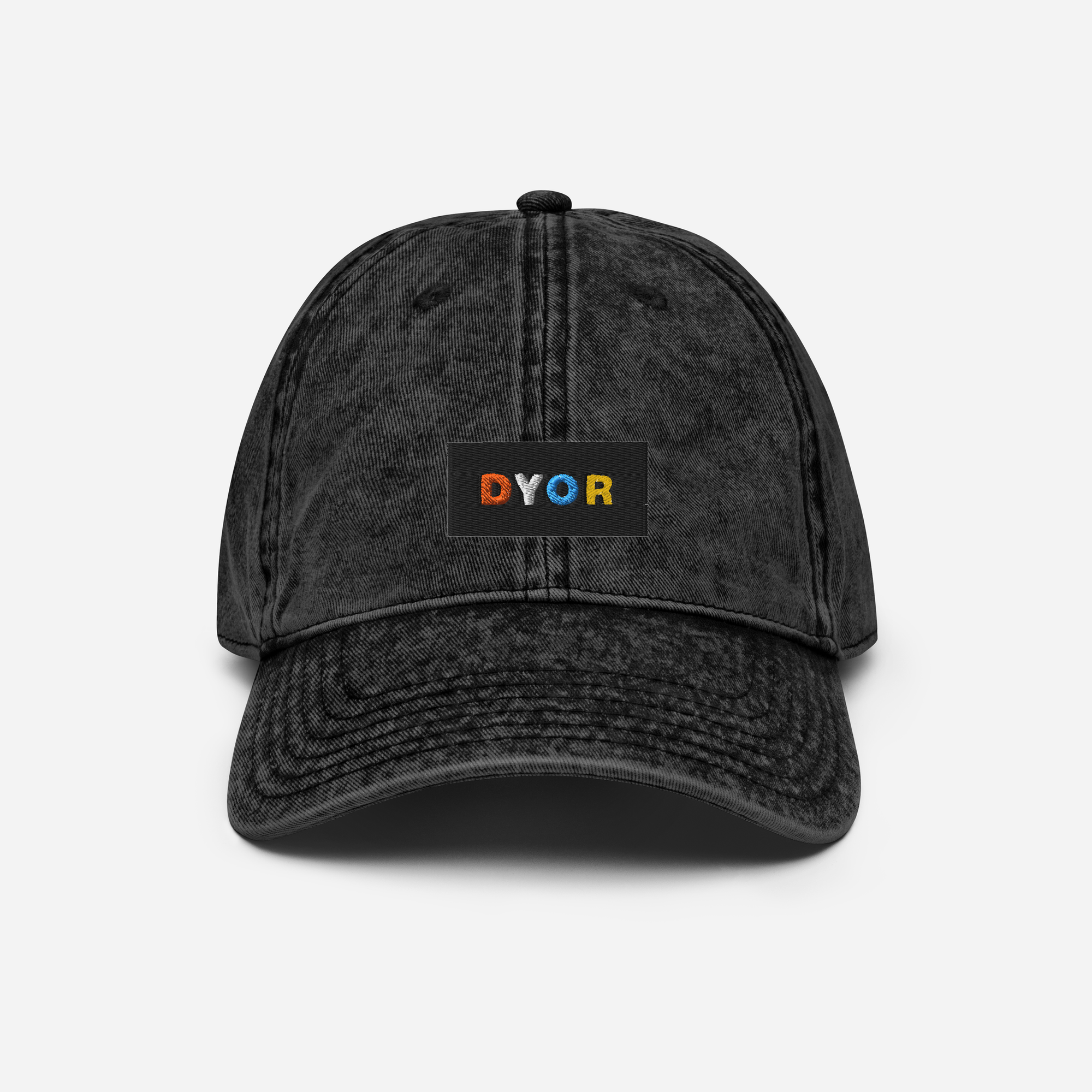 Vintage Cap - BLACK - DYOR