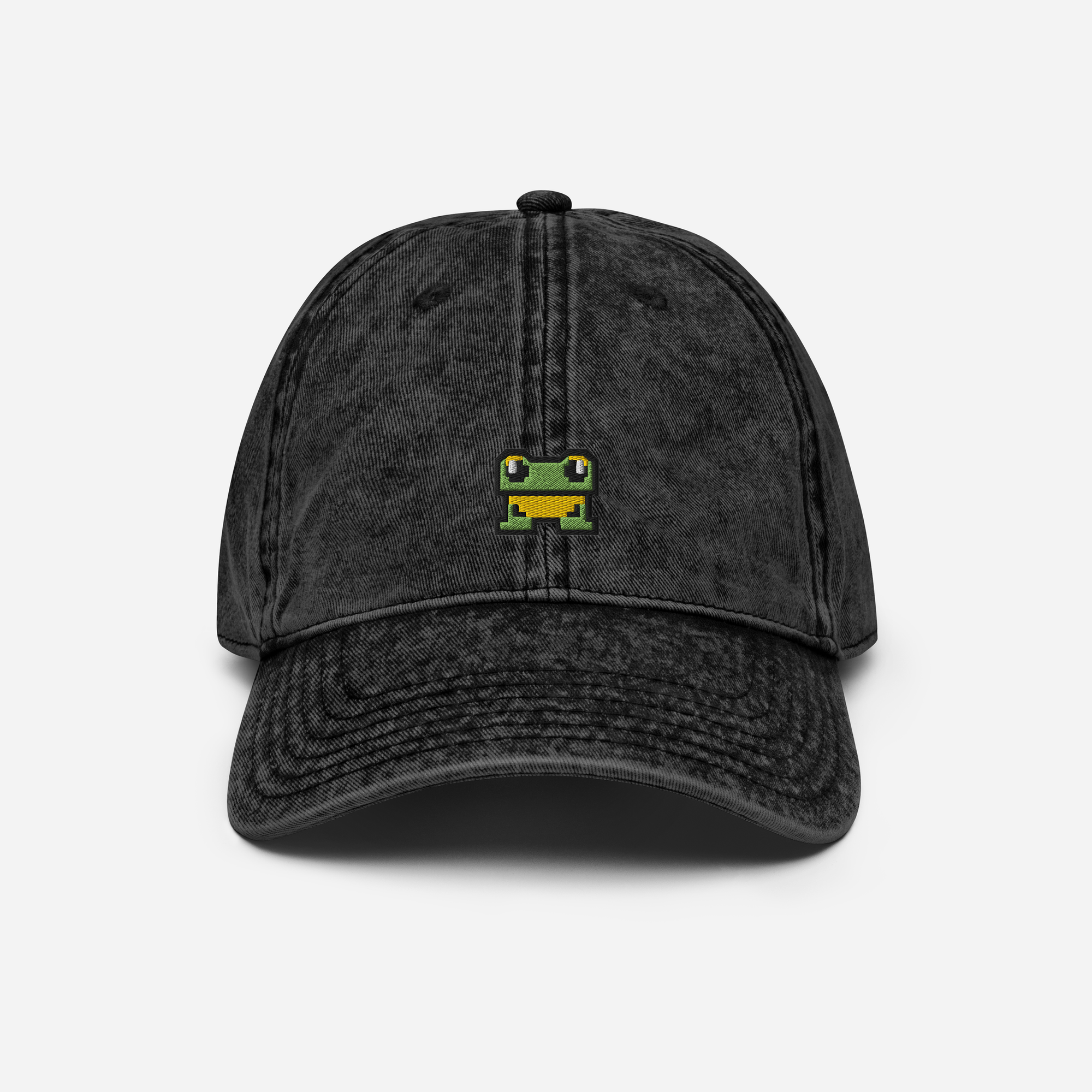 Vintage Cap - Black - FrogFolio