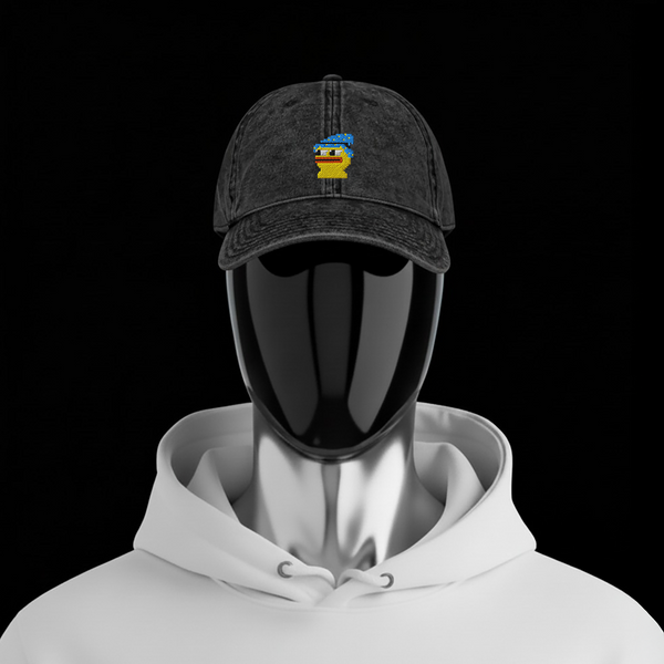 Vintage Cap - Black - Pepewizard