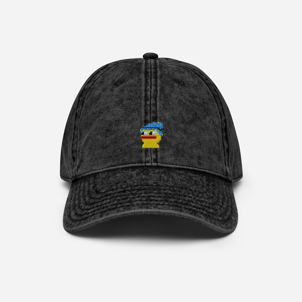 Vintage Cap - Black - Pepewizard