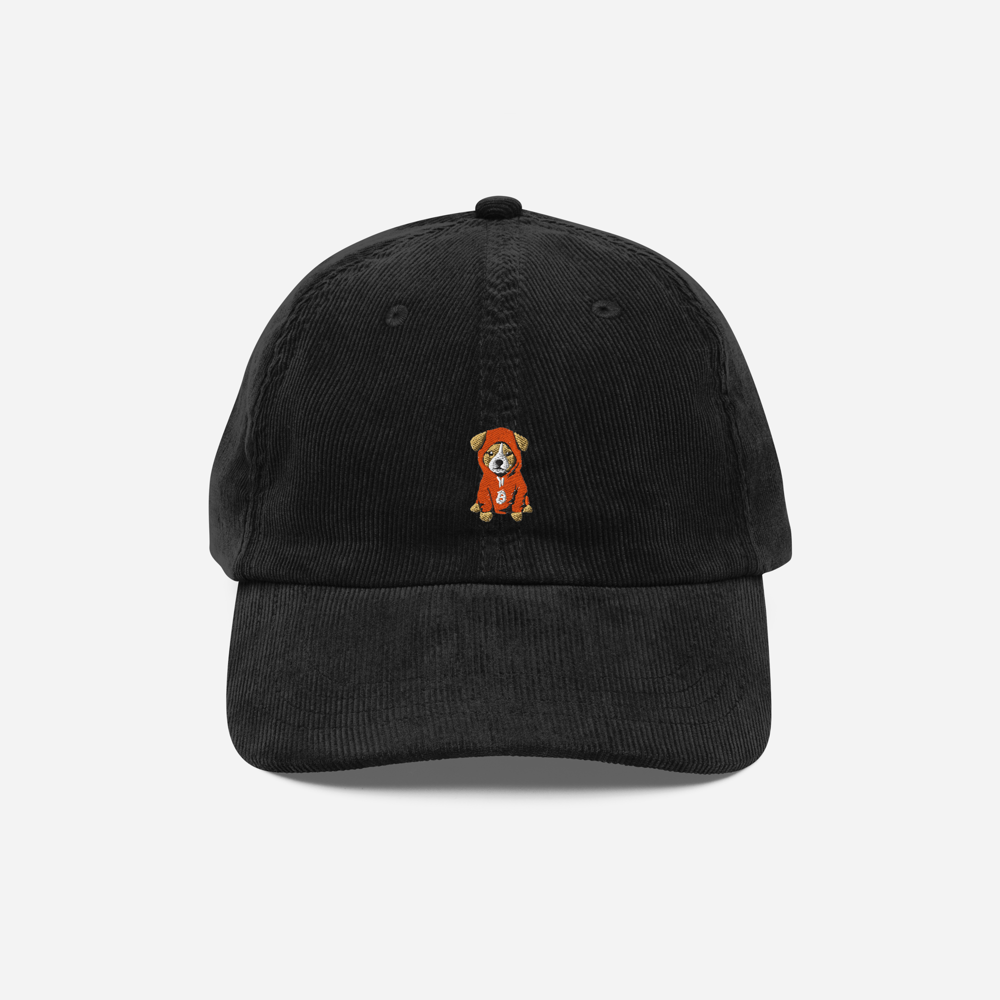 Vintage Corduroy Cap - Black - $DOG