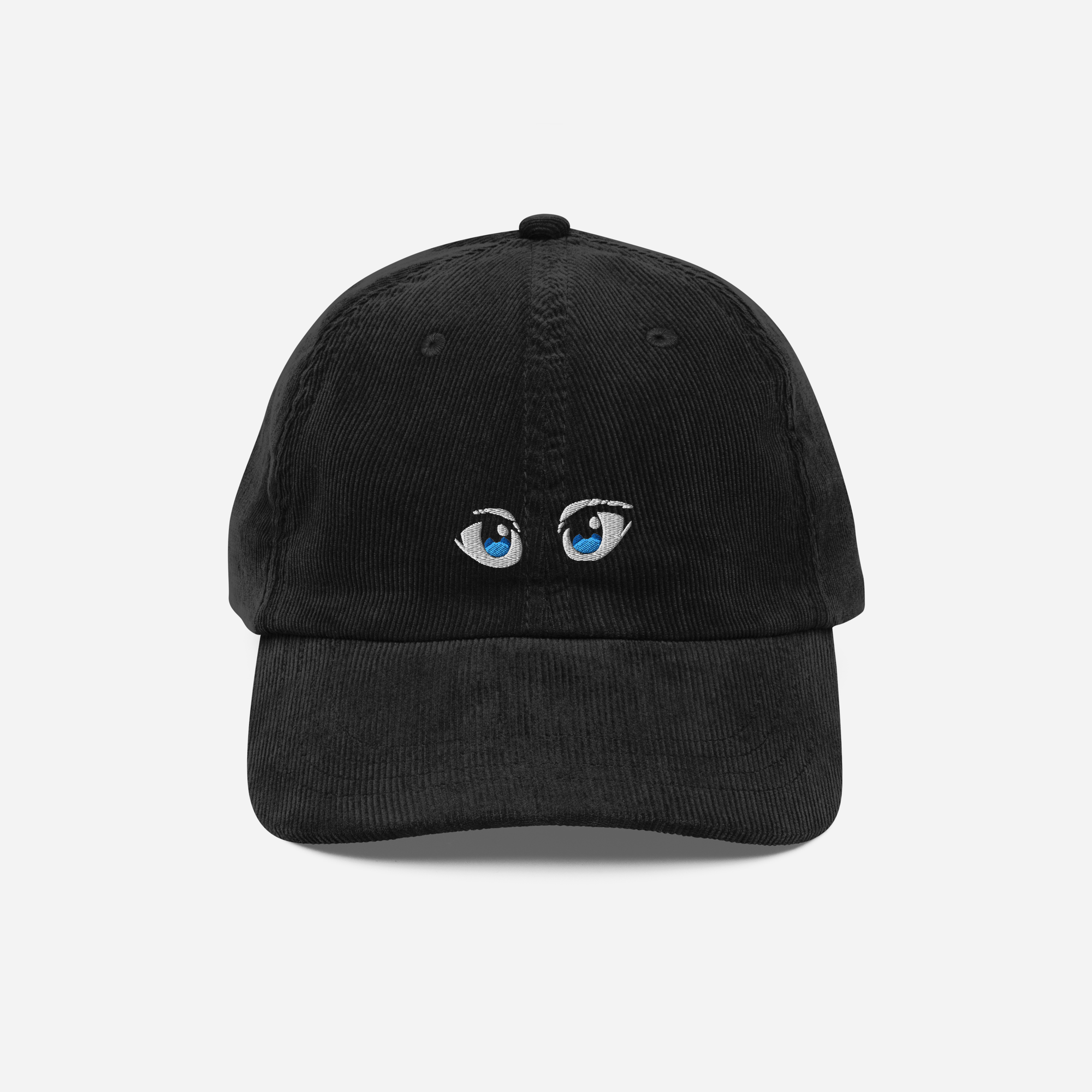 Vintage Corduroy Cap - Black - Manga