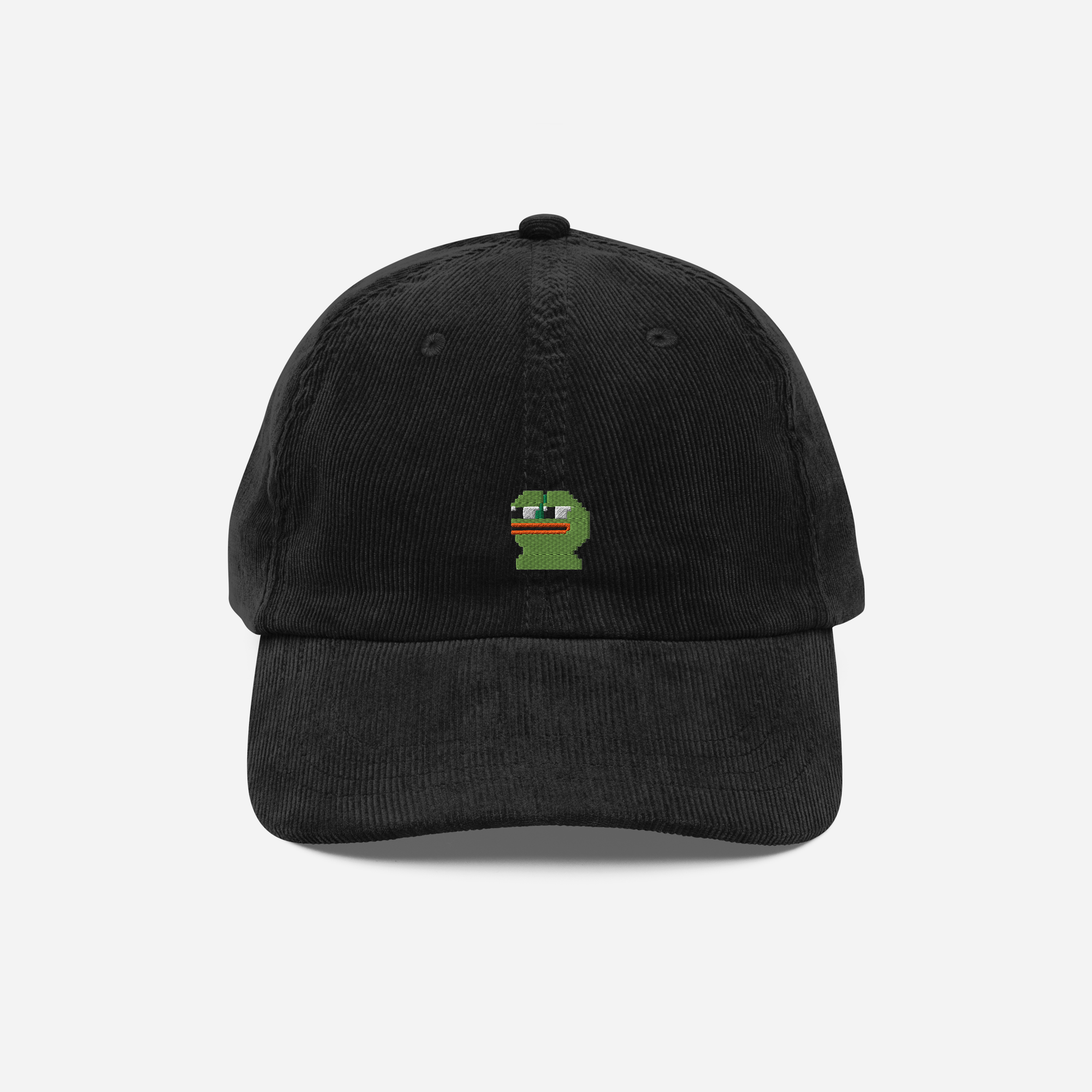 Vintage Corduroy Cap - Black - Pepe